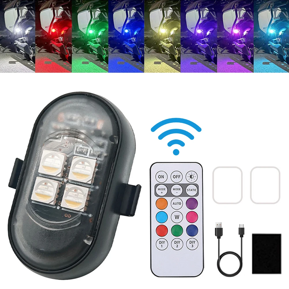 Drone Strobe Light - 1-8 SZTUK Ładowalne przez USB Wodoodporne