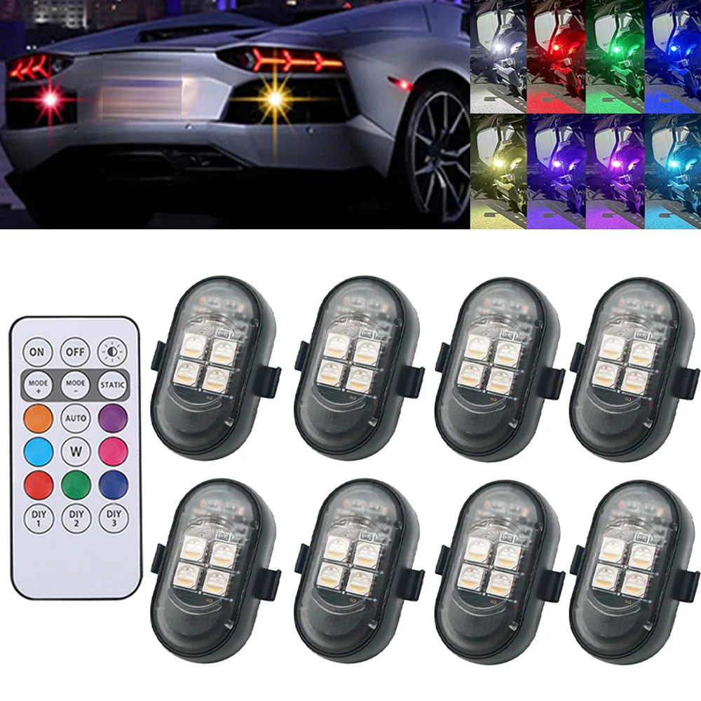 1-8 SZTUK Ładowalne przez USB  – Drone Strobe Light recenzja i cena