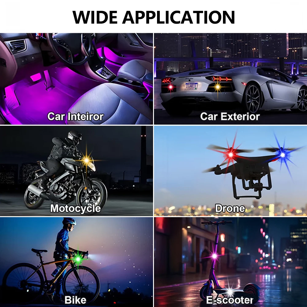 1-8 SZTUK Ładowalne przez USB  – Drone Strobe Light recenzja i cena