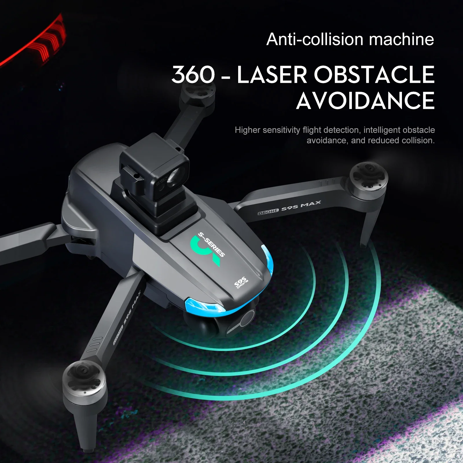 NOWOŚĆ S9S MAX MINI Drone 4K 2 – Drone Controller Screen recenzja i cena
