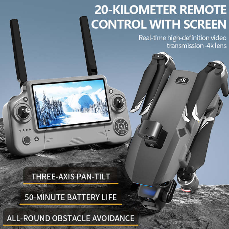 Nowy dron z podwójną kamerą 8K – Drone Controller Screen recenzja i cena