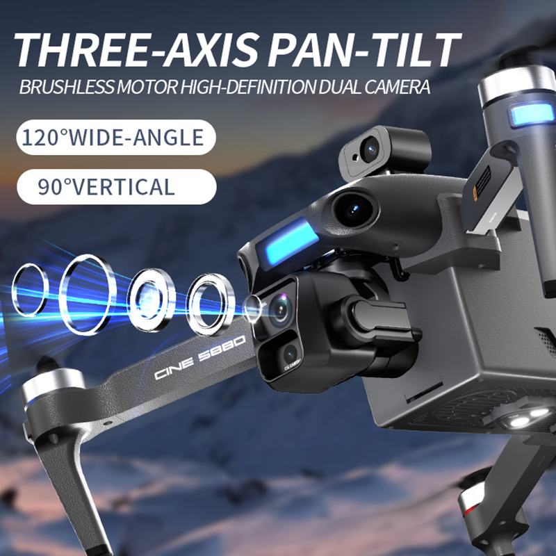 Nowy dron z podwójną kamerą 8K – Drone Controller Screen recenzja i cena