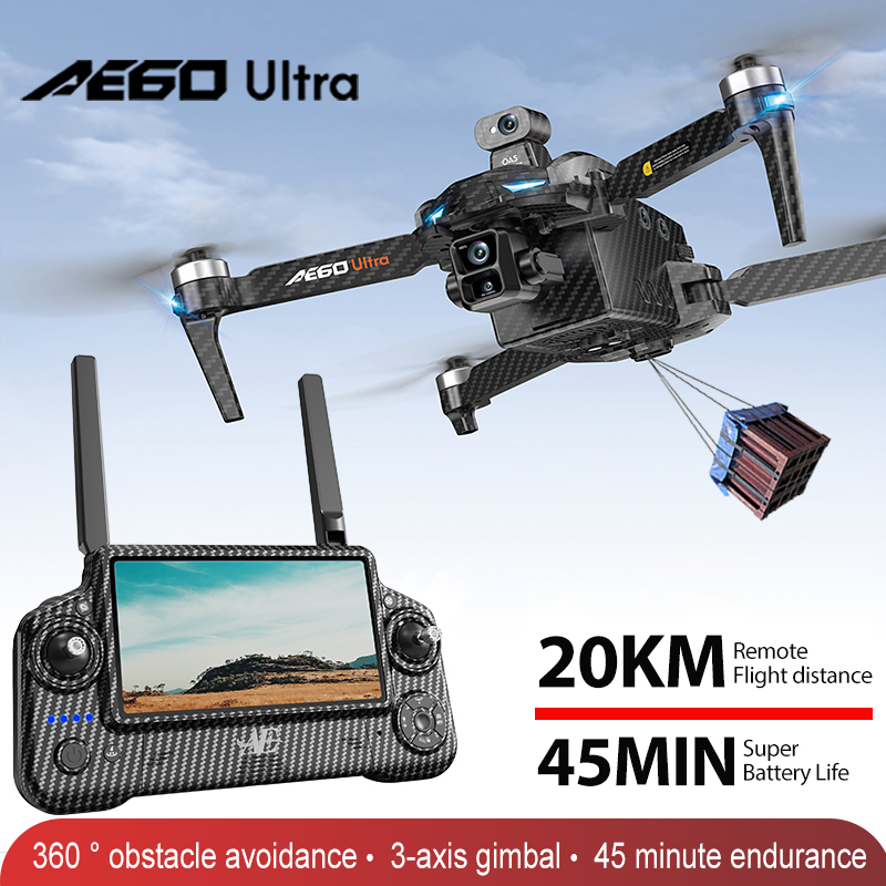 Profesjonalny dron AE60 GPS z  – Drone Battery Charger recenzja i cena