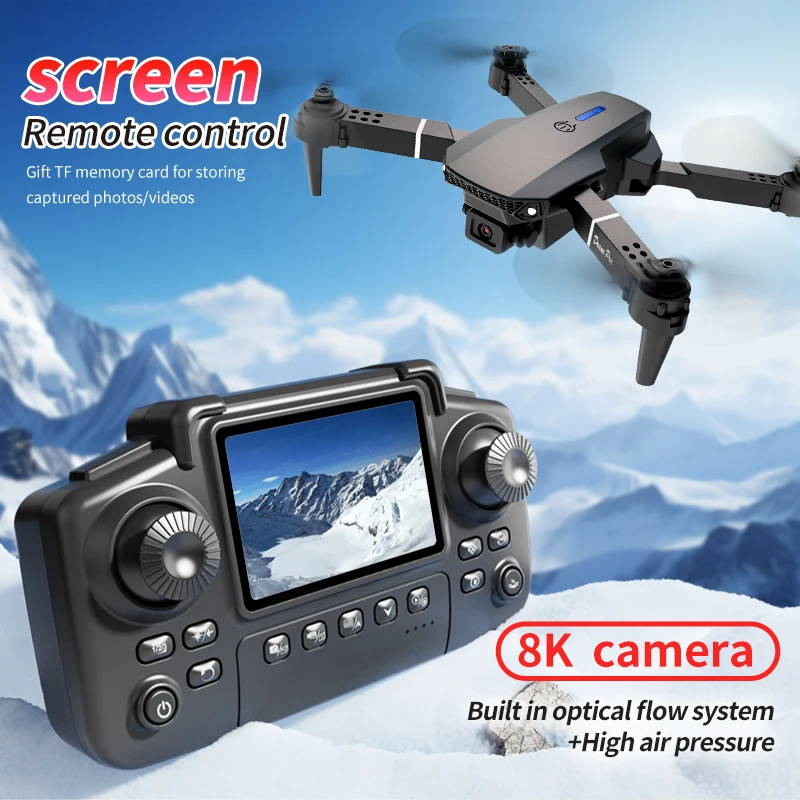Dron E88 PRO z ekranem, kamerą – Drone Controller Screen recenzja i cena